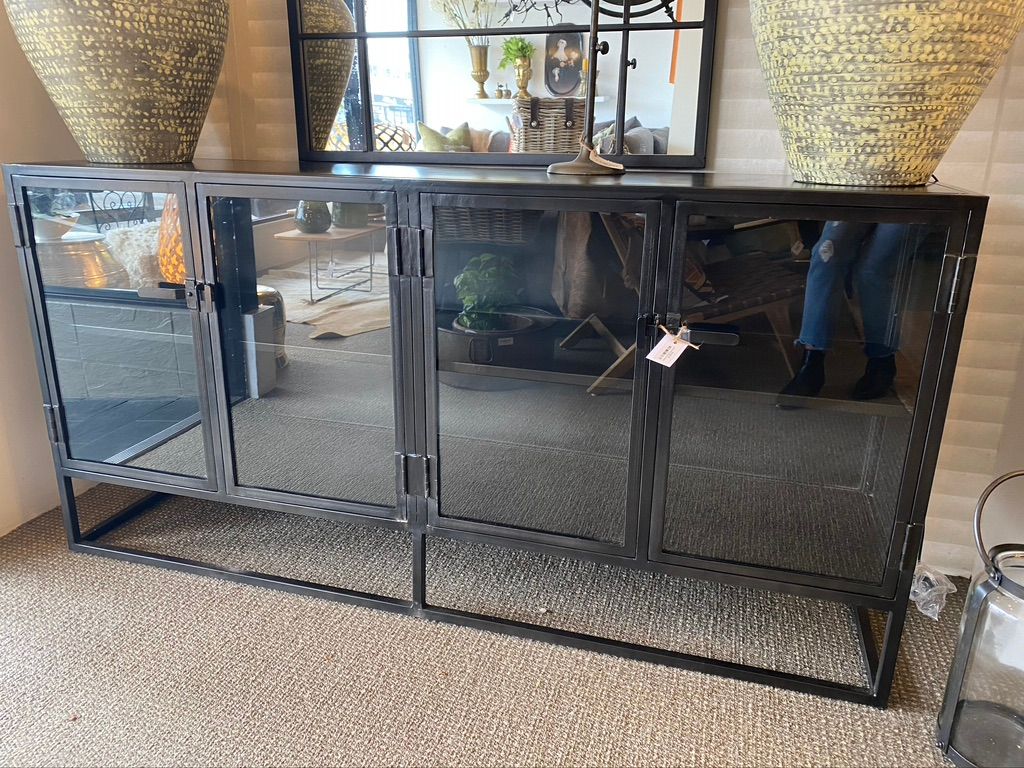 Industrial Metal Side Board 
