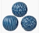 Blue &amp; white ceramic ball