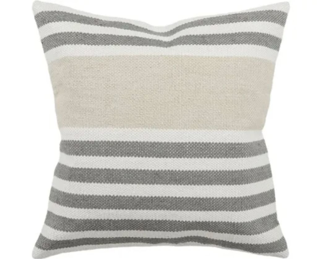 Corbett Cushion - Grey &amp; Almond - 50