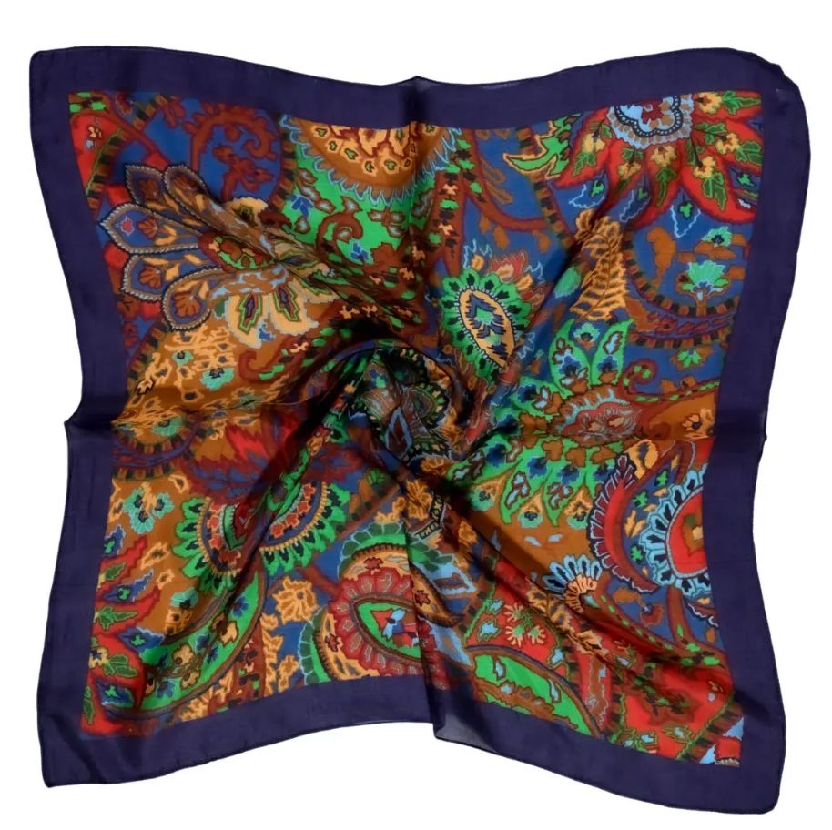Silk Square Scarf - Geometric