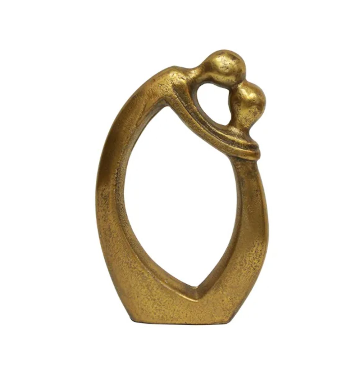 Parent &amp; Child Sculpture - Gold