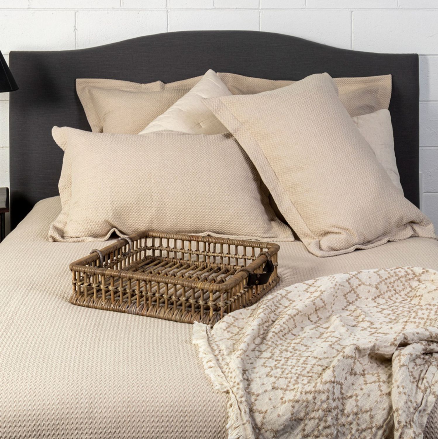 Killian Duvet Cover Super King Natural 