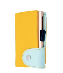C-Secure Coin Wallet (XL)/Saffron/Aqua