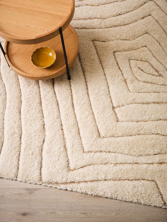Leland Rug - Natural &amp; White - 250x350