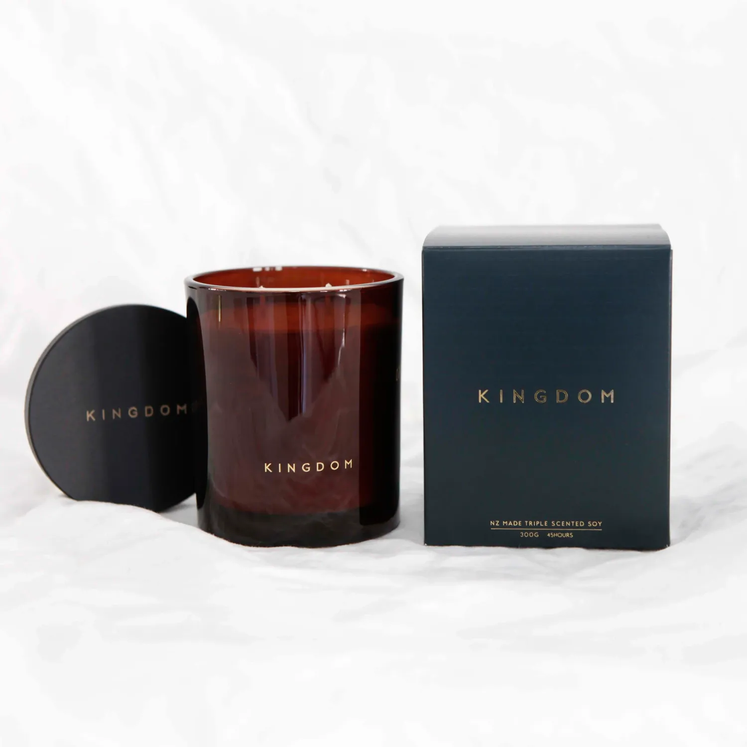Kingdom - Amber Candle - Lychee &amp; Black Orchid