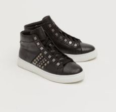 Stevie Boot Black stud 41