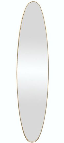 Dress Mirror - Oval - Gold