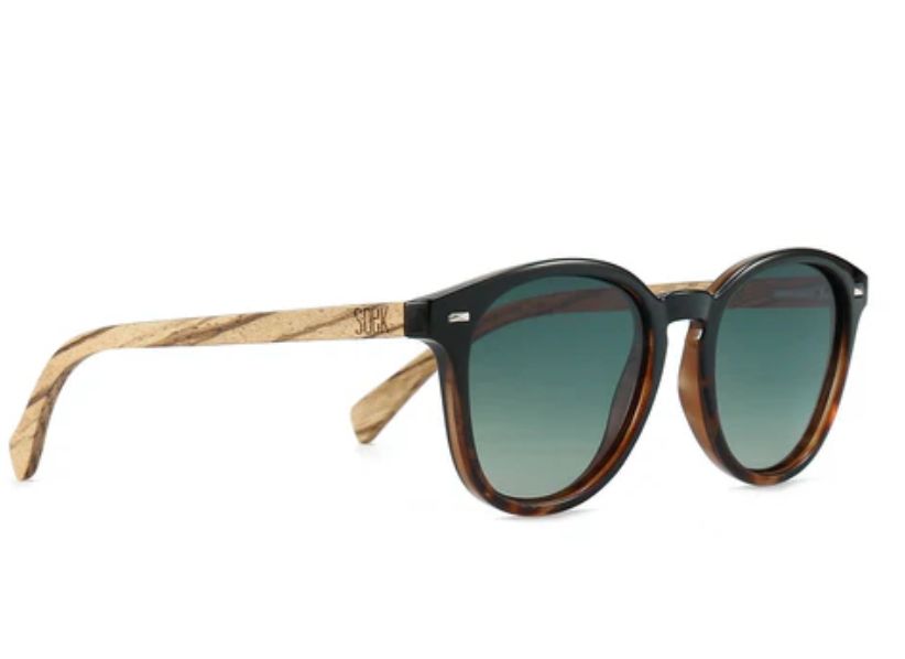 Soek Taine Black Tort Sunglasses