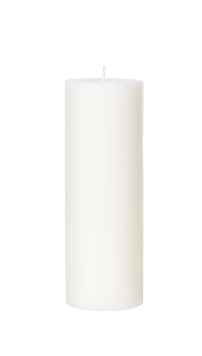 Stearin Candle - Pure White - 7 x 20cm