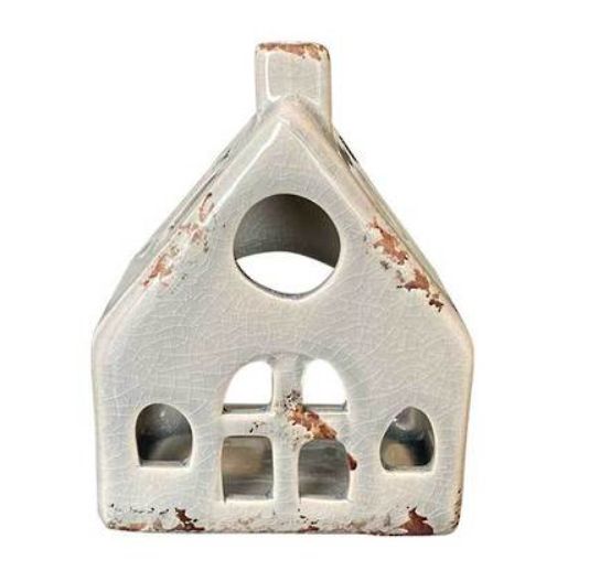 Tealight House w Cross M