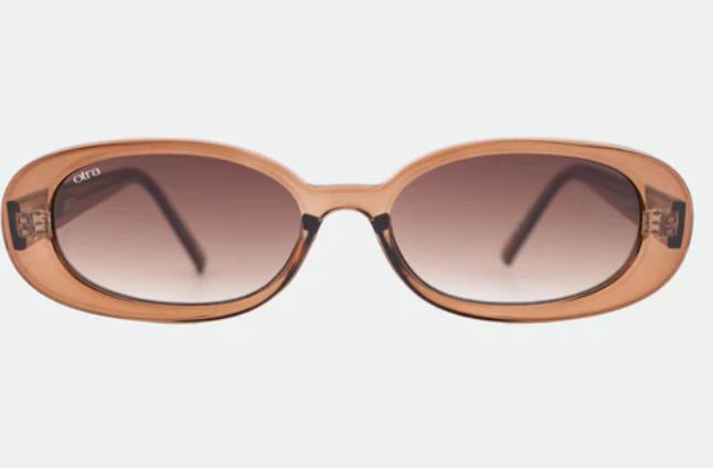 Gina Transparent Coffee Sunglasses