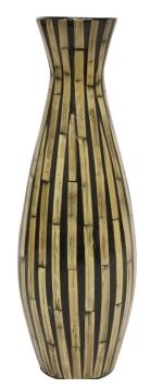 Zulu bamboo vase Black &amp; Natural