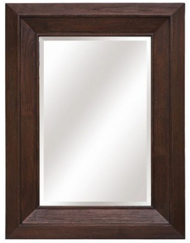 Solid Wood Bevelled Mirror