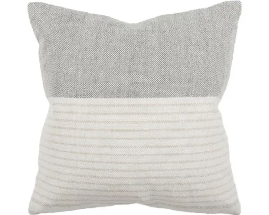 Willett Cushion - Grey &amp; Almond - 50