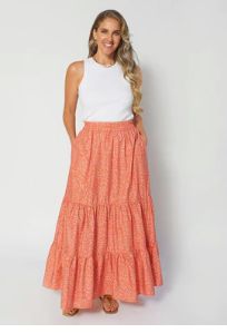 Milano Skirt Coral Safari 14