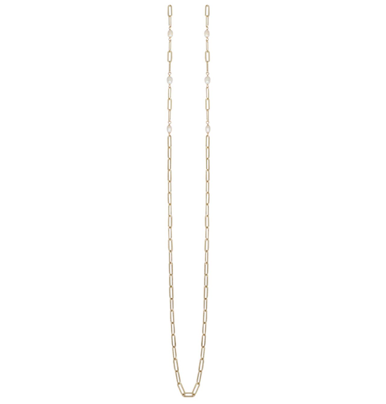 Juliette Glasses Chain - Gold &amp; Pearl