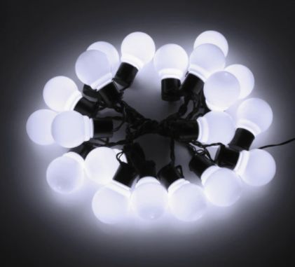 Solar LED Light Milk White