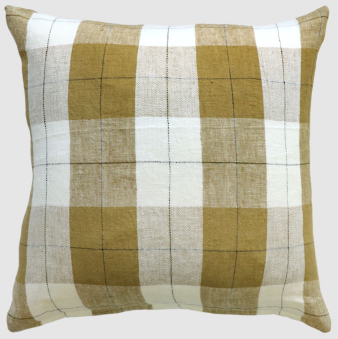 Willis Cushion - Ochre &amp; Ivory - 50