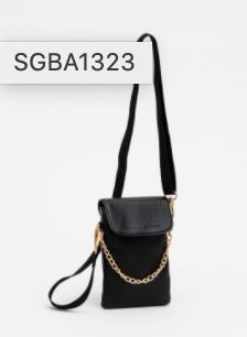 Meg Phone Bag Black