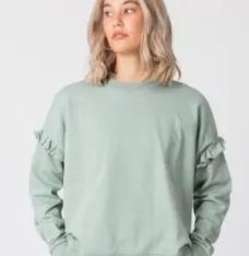 Lexi Ruffle Sweater Iceberg 10