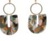 Matisse Earrings U Orange