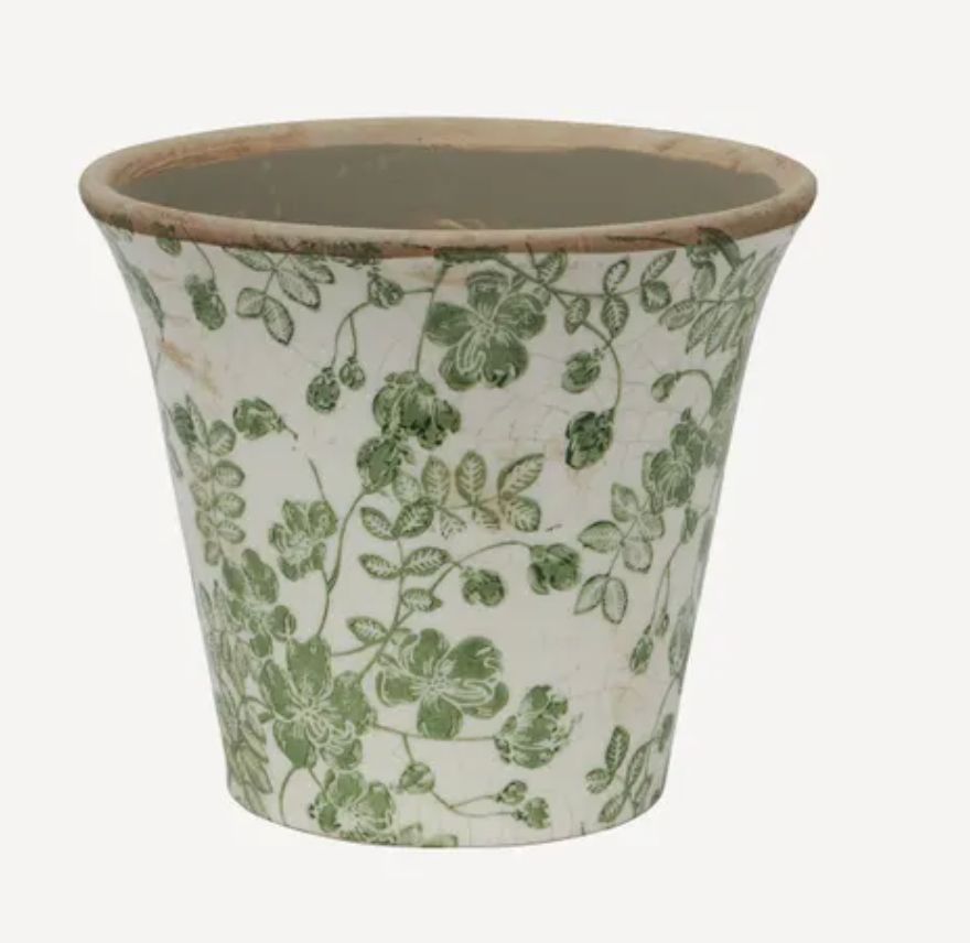 Botanical Fluted Pot L