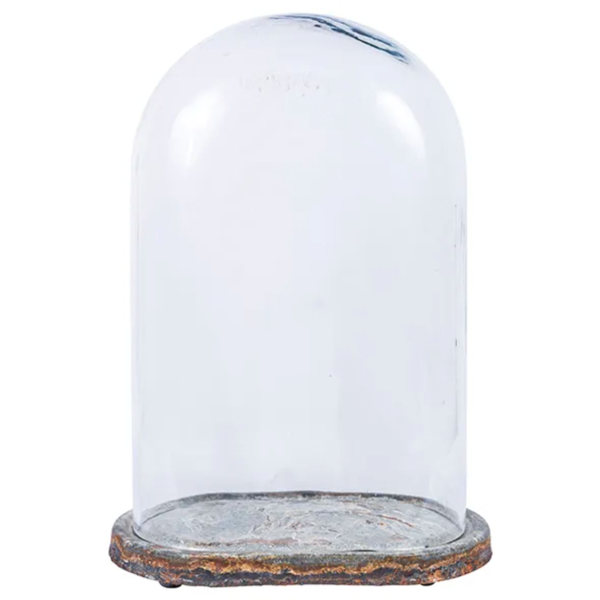 Dome on Oval Base - Aged Zinc