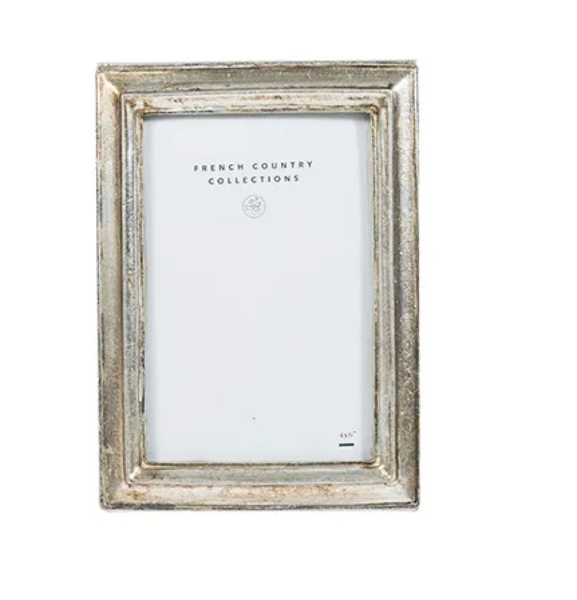 Bevelled Photoframe Silver 4x6"