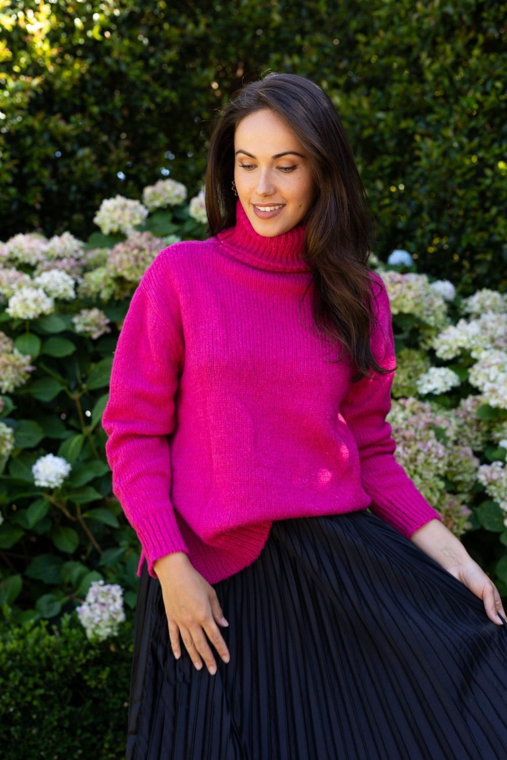Goldie Jumper - Raspberry Pink - M