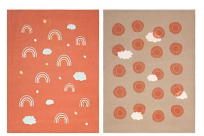 Nomad Earth Tea Towel set 2 