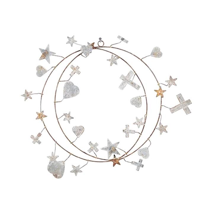 Burst Wreath - Zinc