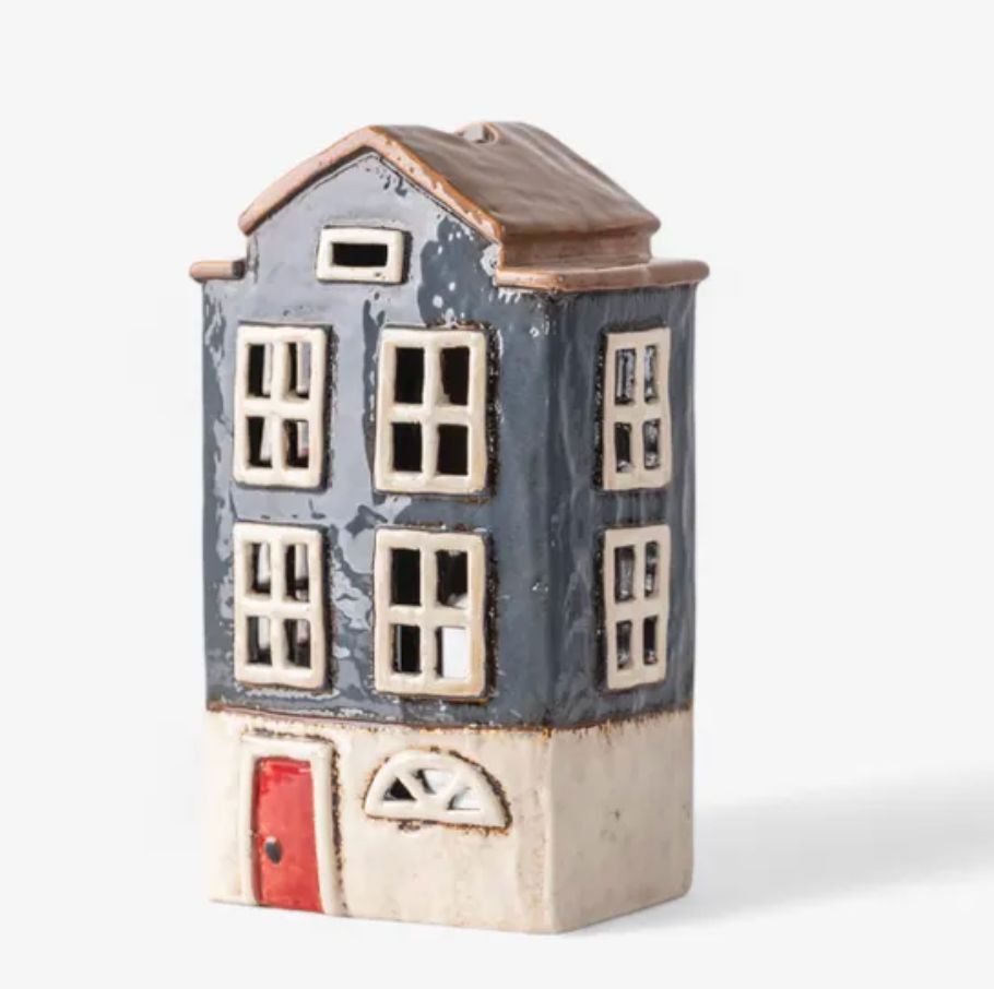 Tea Light House Nordic Navy