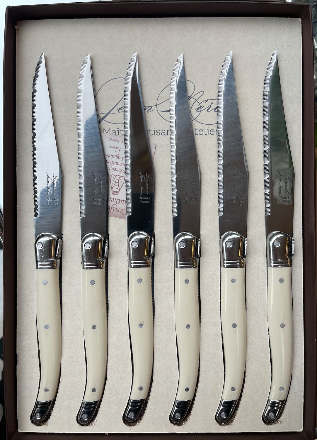 Laguiole Knives - Ivory -  6