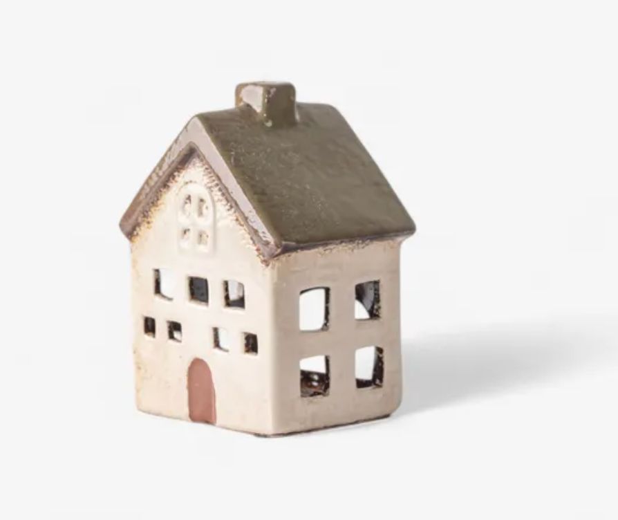 Alsace Tealight Villa Olive Green