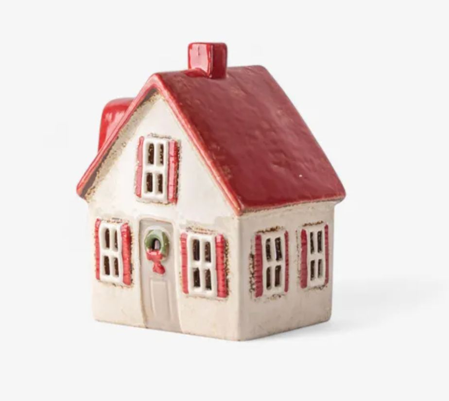 Alsace Tealight Cottage w/Shutter