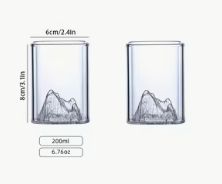 Whiskey Mountain Glass s/2