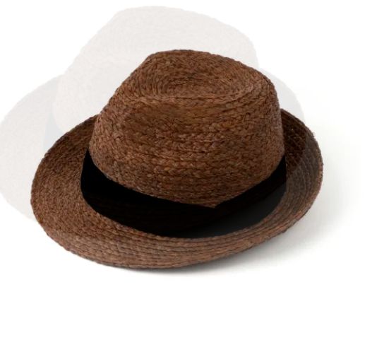 Fedora Hat w/Black Ribbon