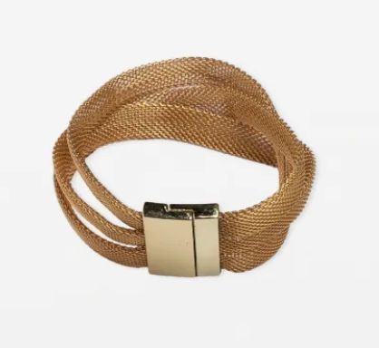 Gold Mesh Bracelet