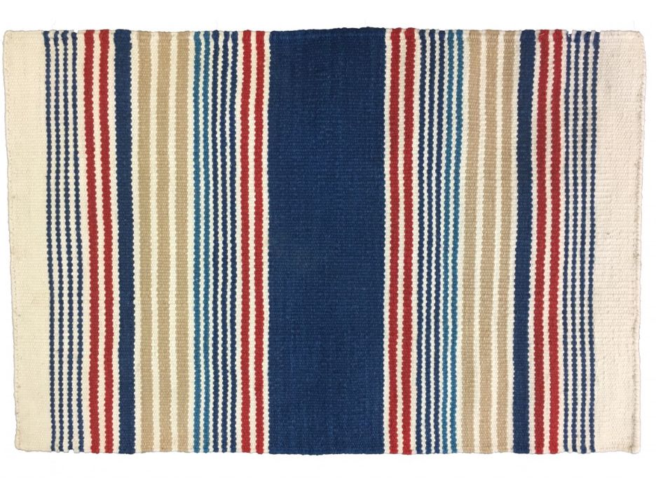 Multicolour stripe Soft rug