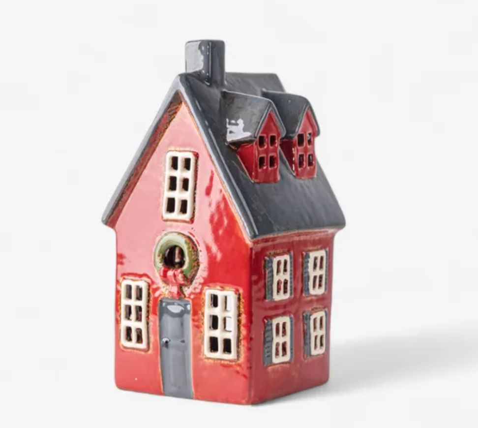 Alsace Tealight Red Cottage