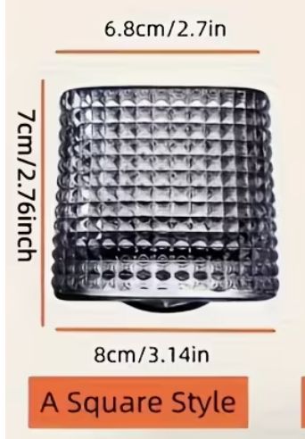 Whisky Checked Glass s/2