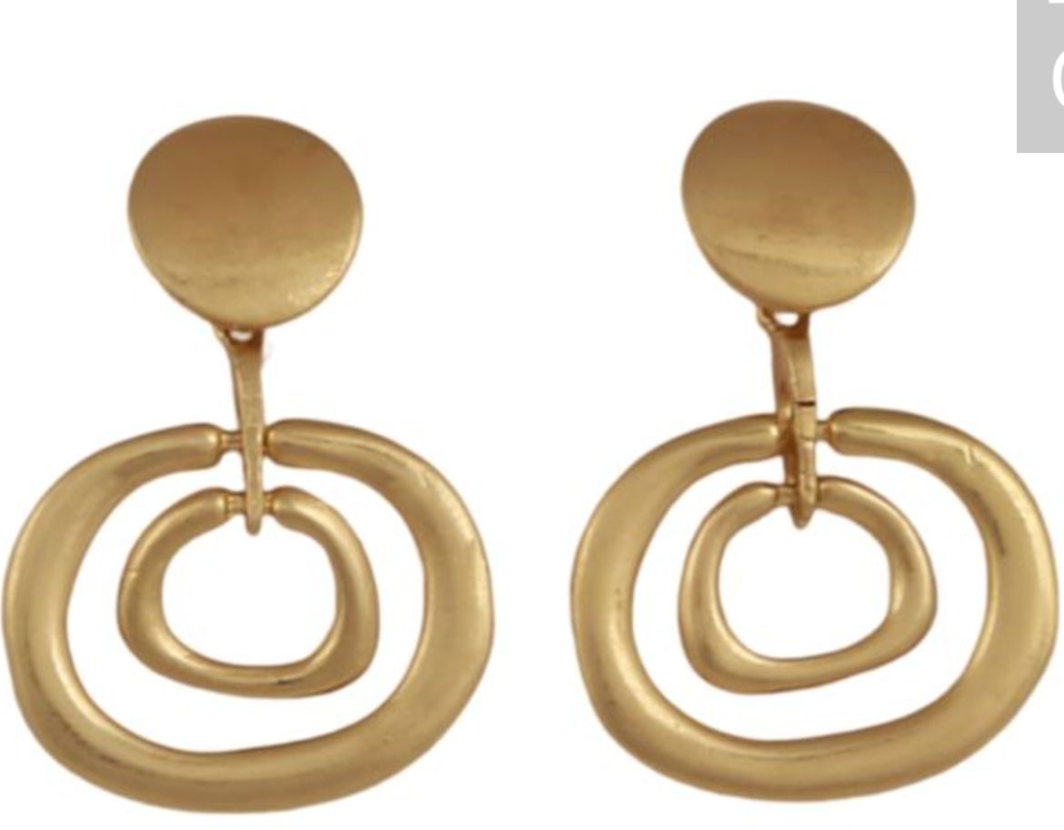 Picasso Earrings Gold