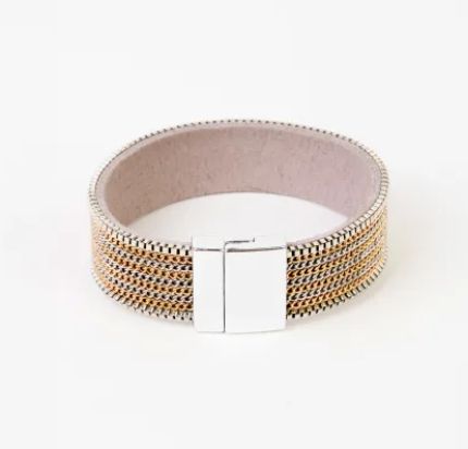 Gold Silver Chain Bracelet