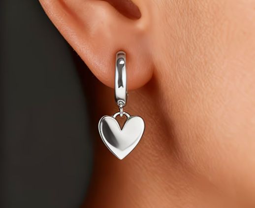 Heart Huggies Stainless Steel