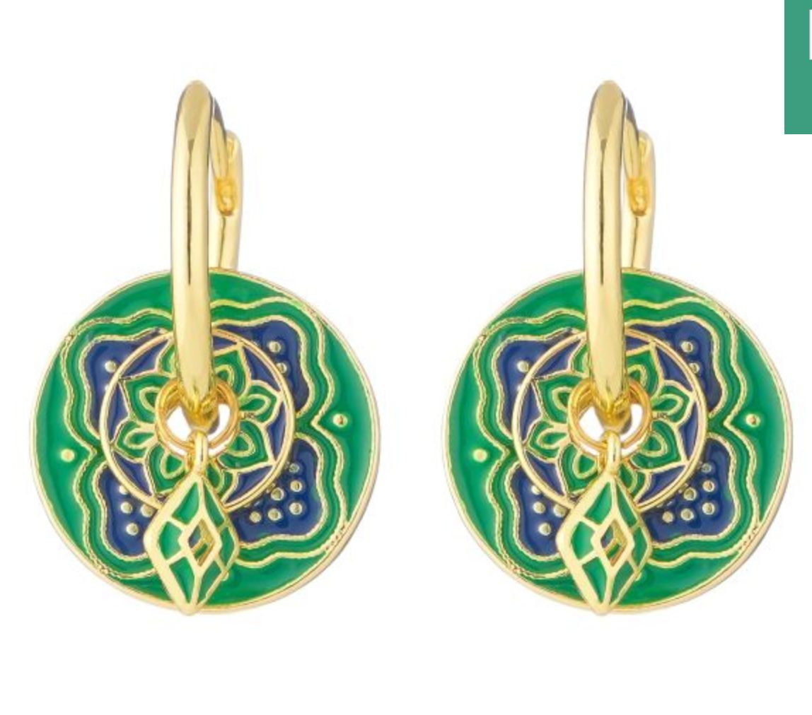 Essa Earrings Teal