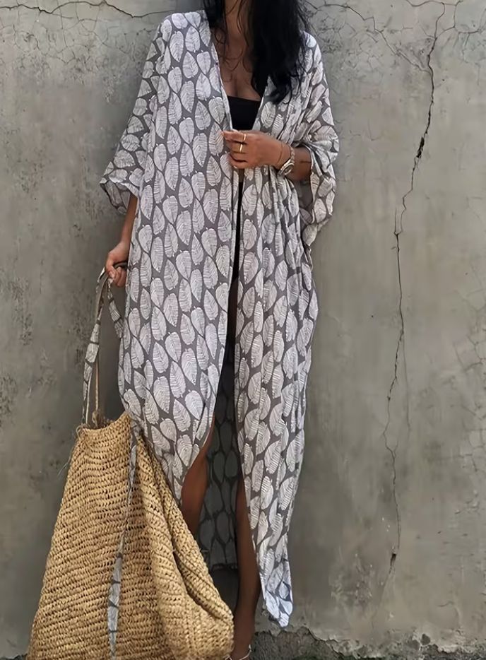 Grape Leaf Kimono