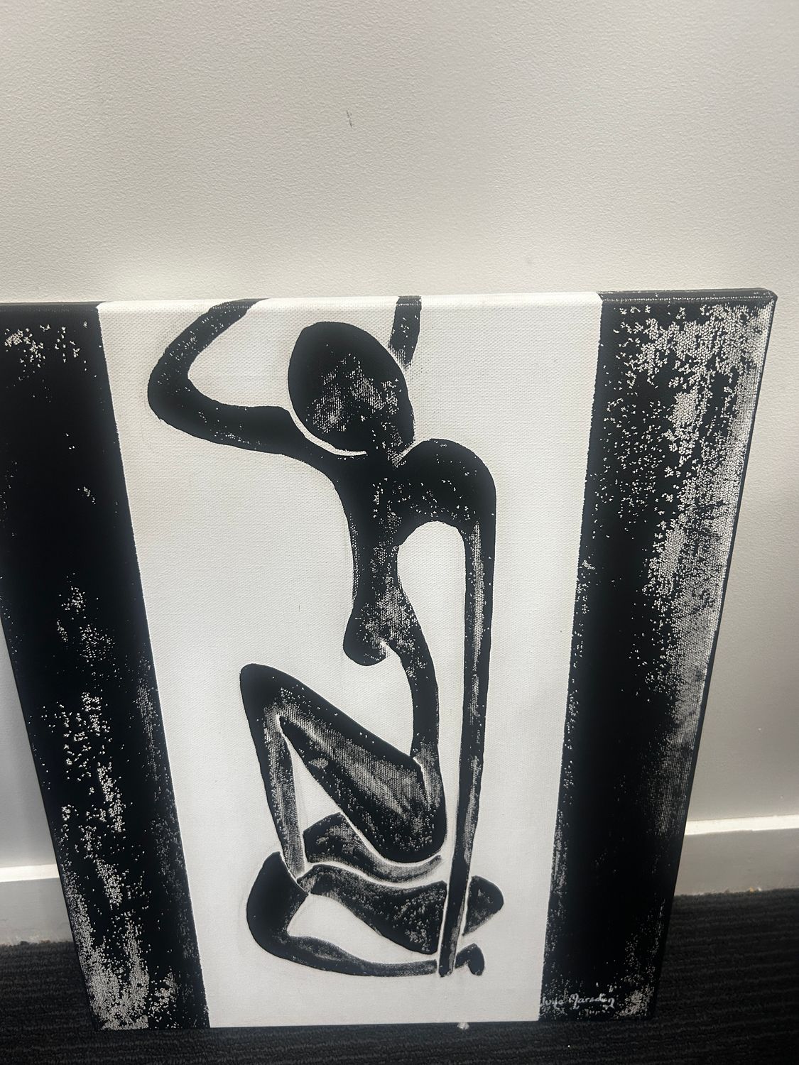 Black and White lady