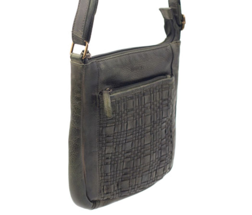 Weave Crossbody Olive