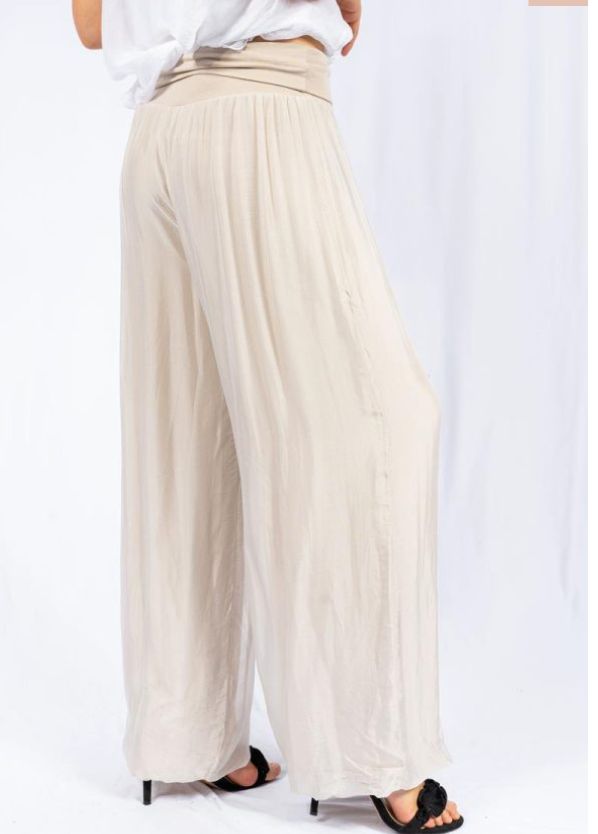 Faustina Trousers -Beige