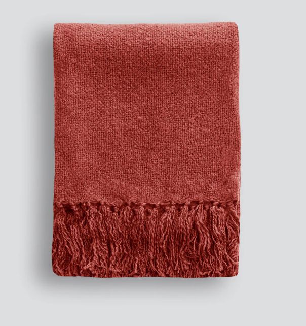 Serenade Throw - Cranberry